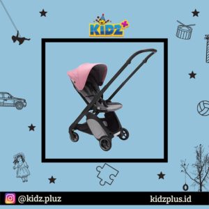 BUGABOO ANT STROLLER FRAME BLACK – PINK MELANGE