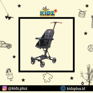 Sewa Babyelle Rider Convertible BS 1689 Leather Edition – Black