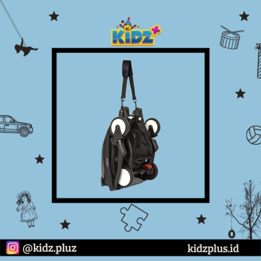 Sewa Babyzen Yoyo2 6+ Frame Black – Grey - Image 2