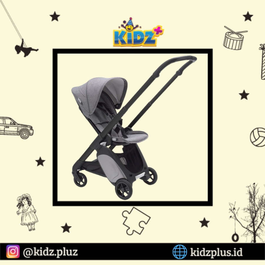 Sewa Bugaboo Ant Stroller Frame Black – Grey Melange