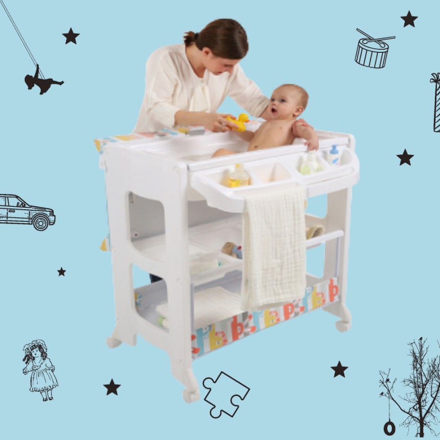 Sewa Cocolatte Baby Tafel Bath & Changing Table – Colorfull - Image 3