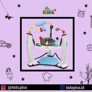 Sewa Evenflo Exersaucer Jump and Learn Jumperoo – Jam Session Blue