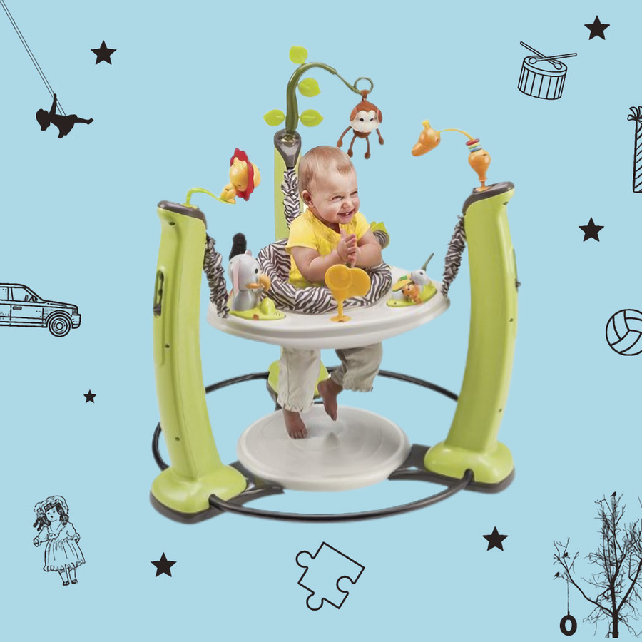 Sewa Evenflo Exersaucer Jump and Learn Jumperoo – Jungle Quest Green - Image 2