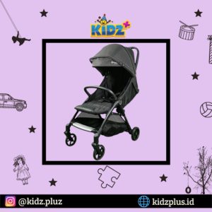 Sewa Hybrid Ezyfold II cabrio Stroller - Black Frame