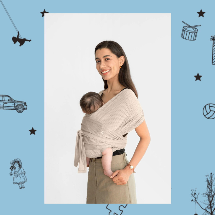 Sewa Konny Baby Carrier Summer - Beige Size M - Image 2