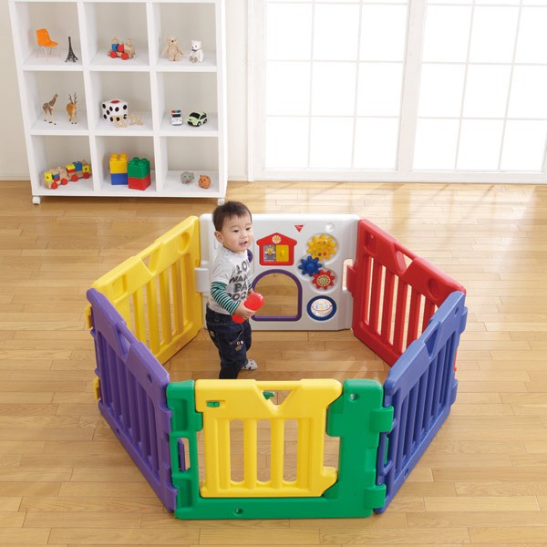 Sewa Nihon Ikuji Play Yard 6 Panels DX Version - Image 2