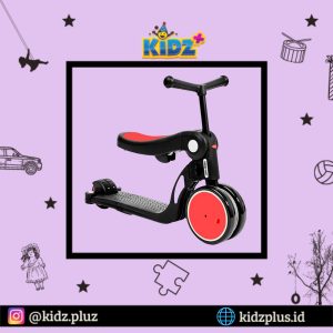 Bebehoo 5 in 1 Kids Scooter – Red