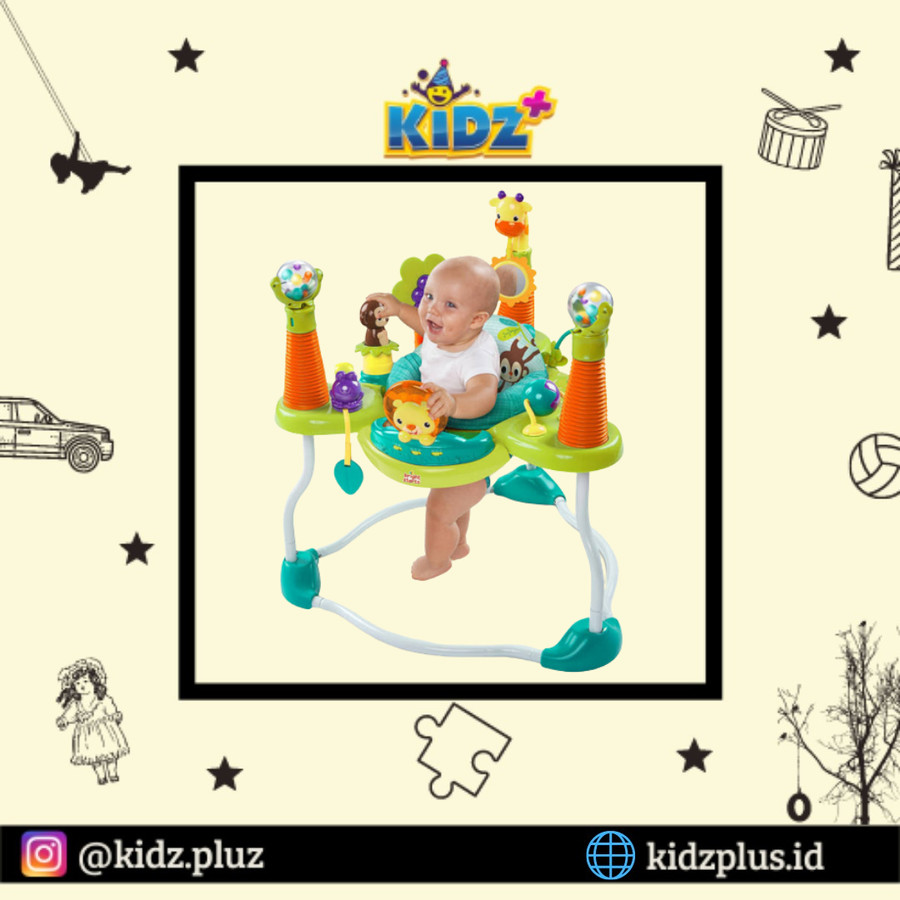 Bright Starts Smiling Safari Jumperoo - Image 2