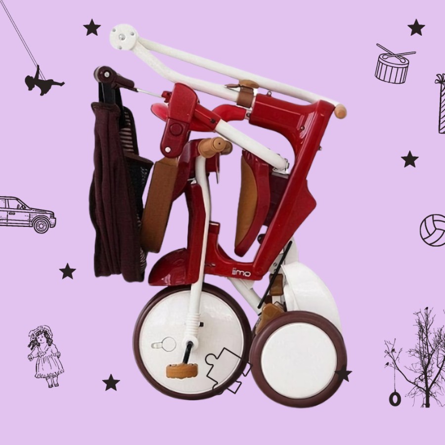 IIMO Tricycle 02 SS Folding Canopy – Red - Image 2
