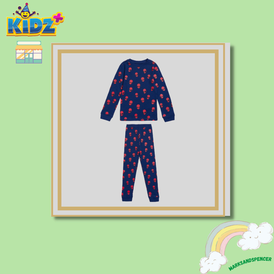 Jual Marks And Spencer Thermal Top&Legging Set Extra Warmth Spider-Man