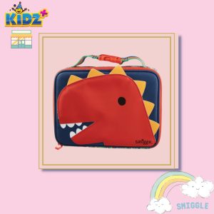 Jual ORIGINAL Smiggle Teeny Tiny Square Lunchbox - Dino