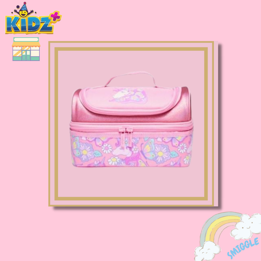 Jual Smiggle Double Decker Lunchbox - Pink Unicorn