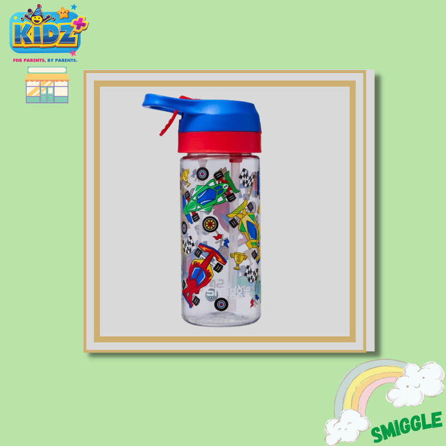 Jual Smiggle Hali Junior Flip Top Spritz Plastic Drink Bottle 440Ml