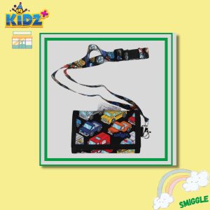 Jual Smiggle Movin' Lanyard Wallet Car