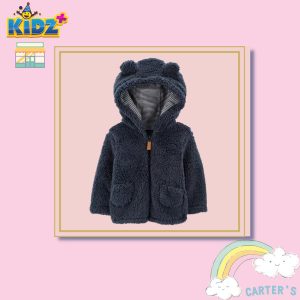 Preloved Baby Winter Clothes Carter's Zip-Up Sherpa