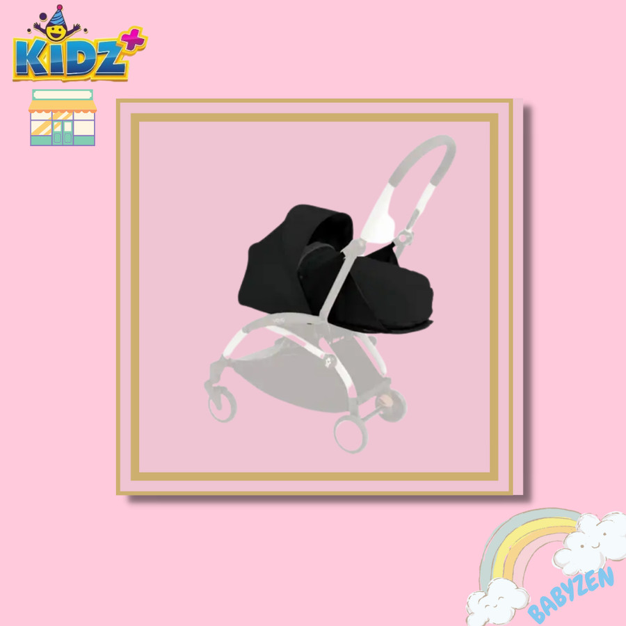 Preloved Babyzen YOYO 0+ Newborn Pack - Black