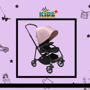 SEWA Bugaboo Bee 6 Complete Stroller - Black/Soft Pink