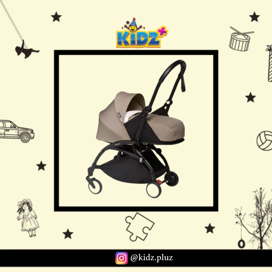 Sewa Babyzen Yoyo2 Stroller With 0+ Newborn Pack Taupe - Frame Black