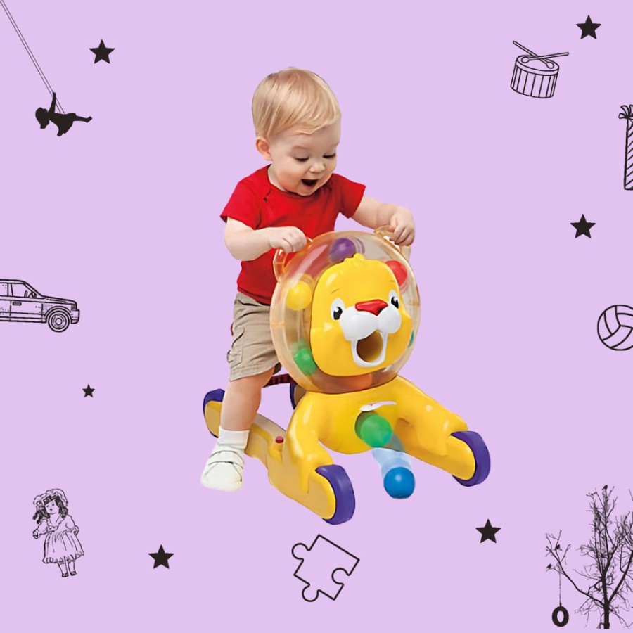 Sewa Bright Starts 3-in-1 Ride Lion - Image 2