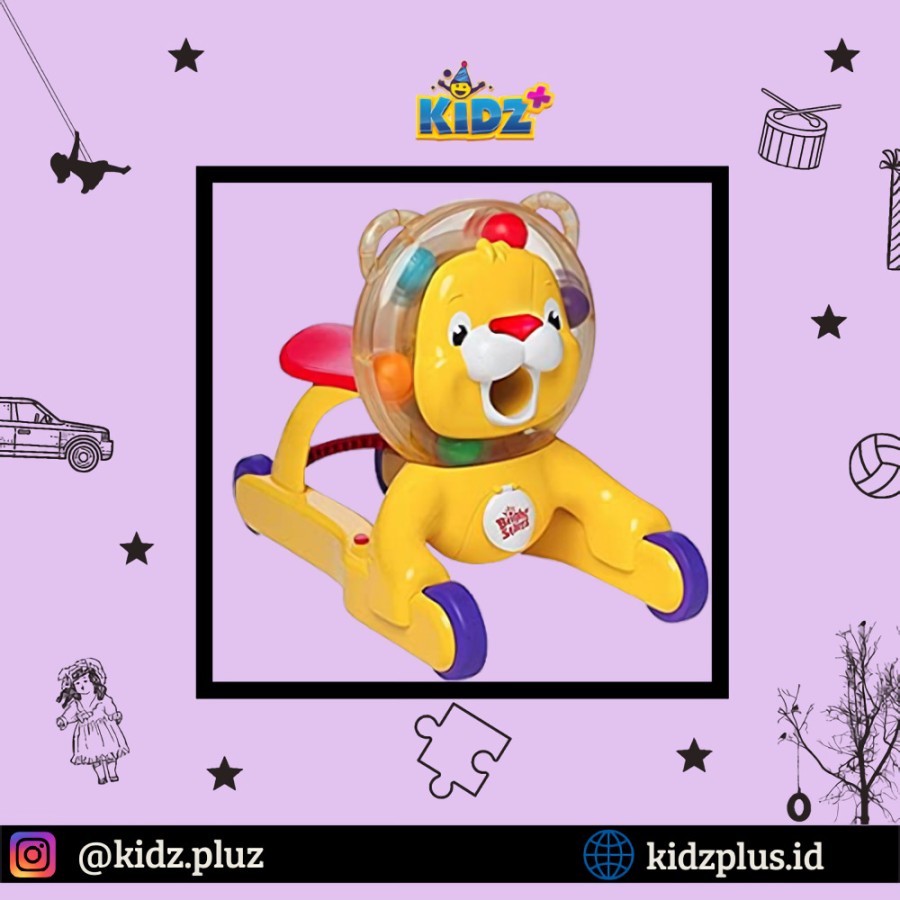 Sewa Bright Starts 3-in-1 Ride Lion