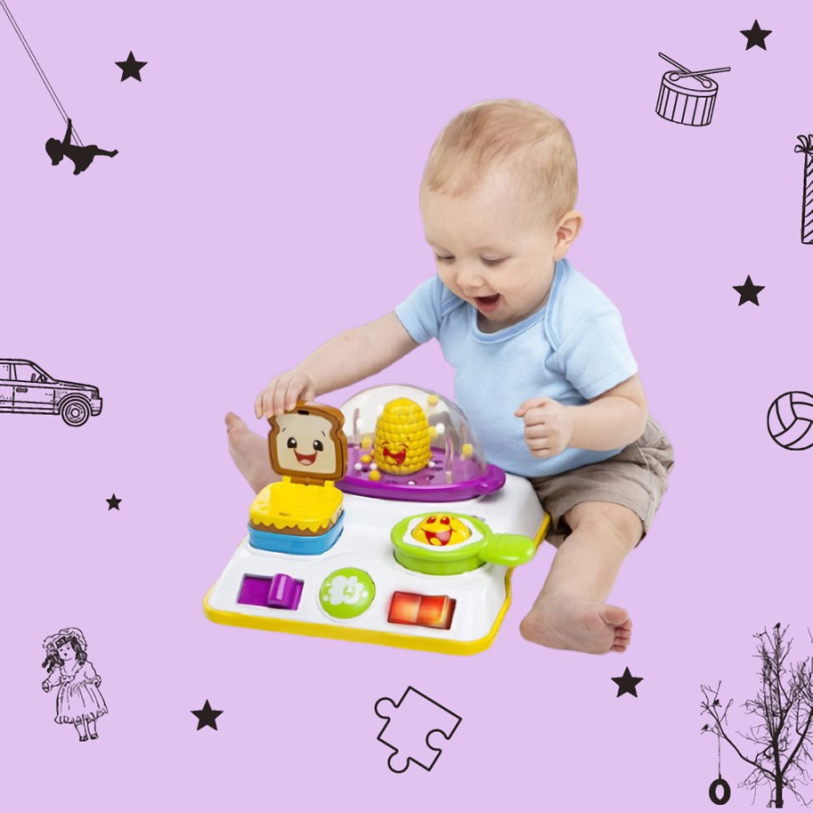 Sewa Bright Starts 4-in-1 Shop N Cook Push Walker - Image 3