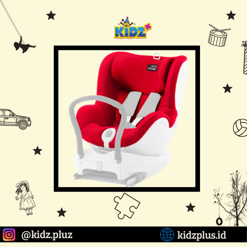 Sewa Britax Römer Dualfix Seat Cover - Fire Red