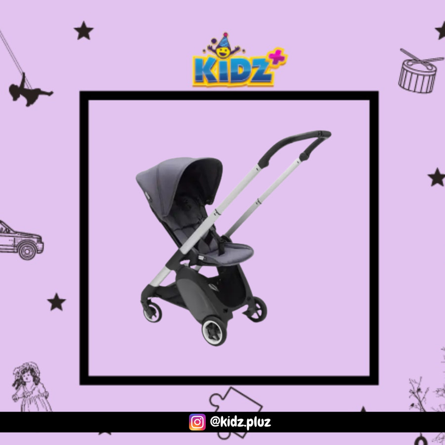 Sewa Bugaboo Ant Stroller Frame Silver – Steel Blue