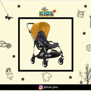 Sewa Bugaboo Bee 5 silver frame - yellow canopy