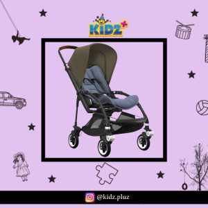 Sewa Bugaboo bee 5 frame Black - Olive green canopy