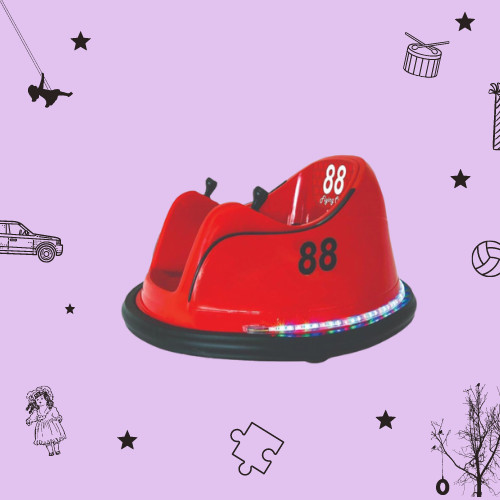 Sewa Bumper Car Bom Bom Car Anak Kecil Mainan Elektronik Yellow & Red - Image 3
