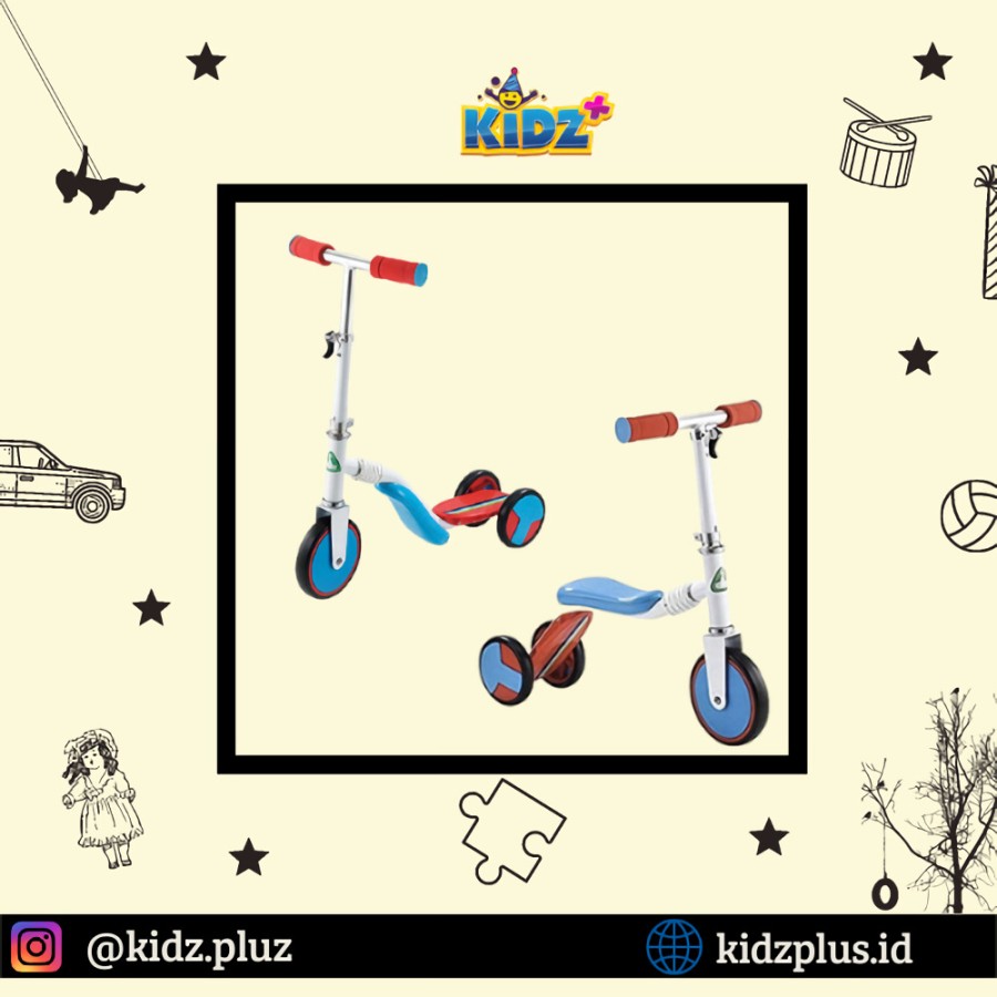 Sewa ELC 2in1 Trike to Scooter