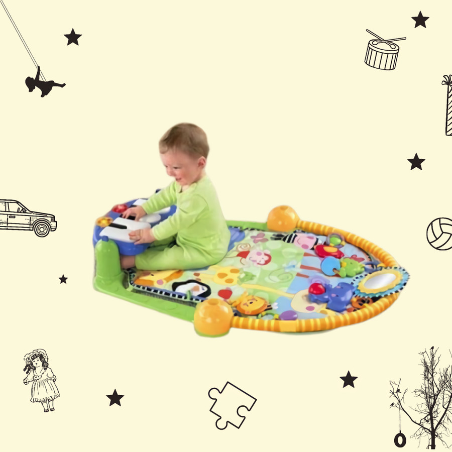 Sewa Fisher Price Discover & Grow Kick & Play Piano Gym - Image 2