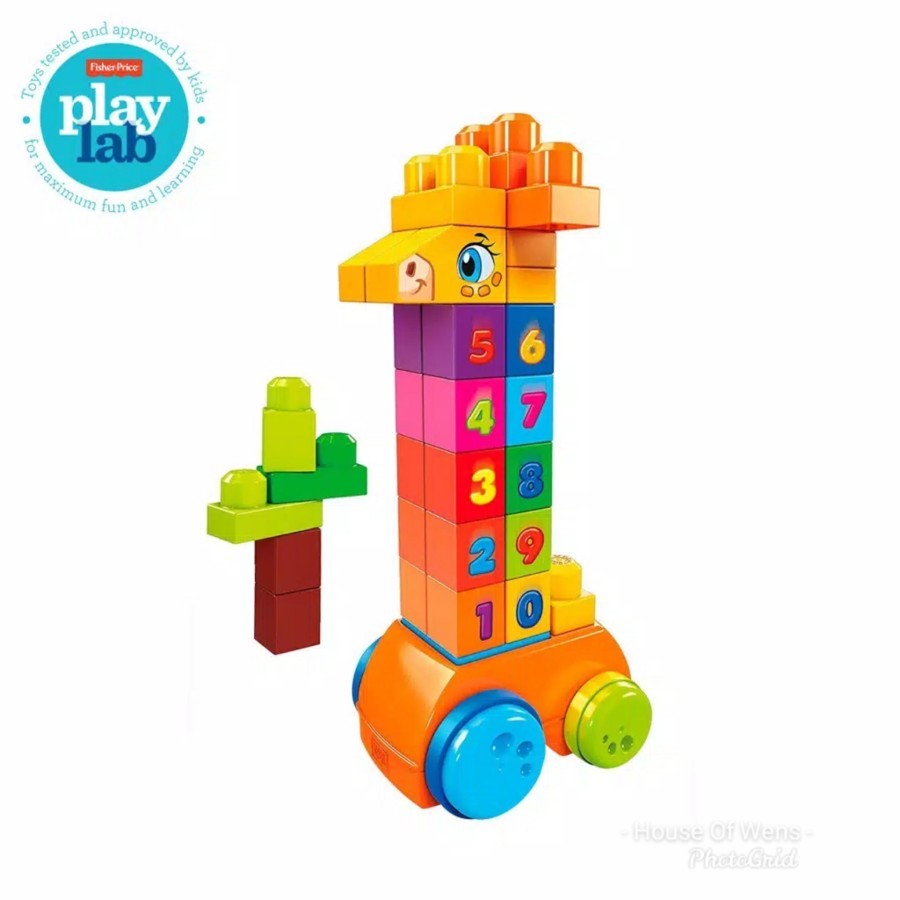Sewa Fisher Price Mega Bloks First Builders Count'n Bounce Giraffe - Image 3