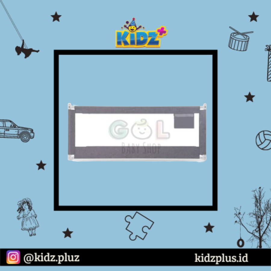 Sewa GOL Bed Rail 150cm x 92cm – Grey Polos