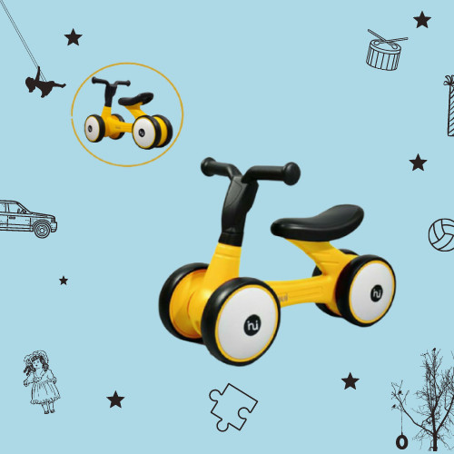 Sewa Inui LONDON Mini Bike 113 Sepeda Balance Bike Non Pedal - Yellow - Image 2