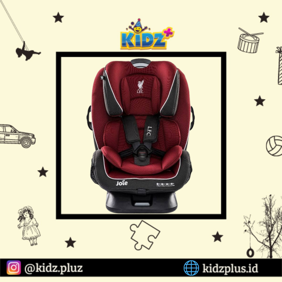 Sewa Joie Meet Every Stage ISOFIX – Liverpool Bird Red