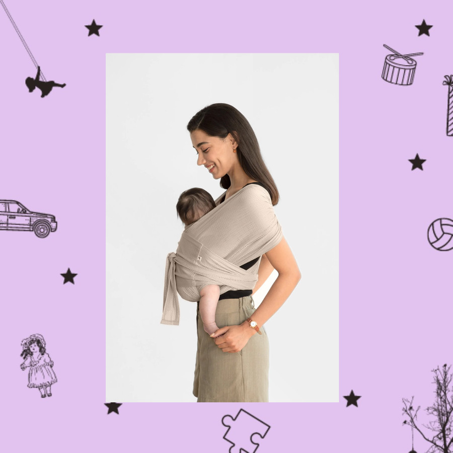 Sewa Konny Baby Carrier Summer - Beige L - Image 2