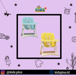 Sewa Kursi Makan Bayi BabyDoes Chair 2 in 1 High Chair Blue, & Yellow
