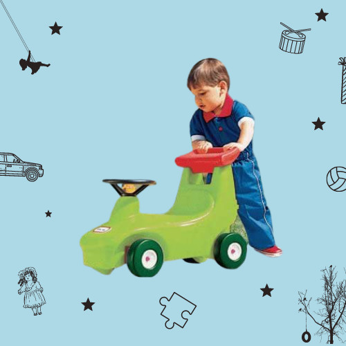 Sewa LITTLE TIKES GREEN PUSH & RIDE RACER RIDE-ON OR WALKER - Image 2