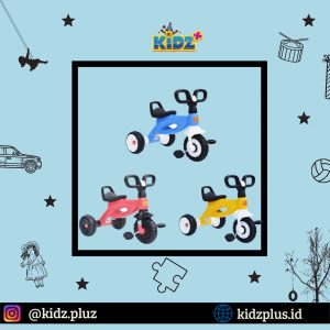 Sewa Labeille Baby Dolphin Tricycle Yellow , Blue , & Red