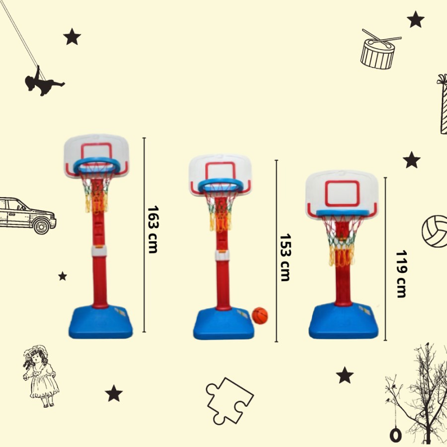 Sewa Labeille Basketball Ring Set – Blue - Image 2