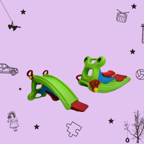 Sewa Labeille Froggy 2 in 1 Slide to Rocker - Image 2