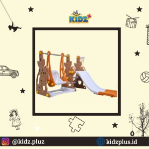 Sewa Labeille Kangaroo Slide and Swing – Brown