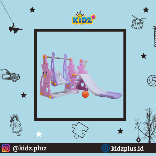 Sewa Labeille Kangaroo Slide and Swing – Pink