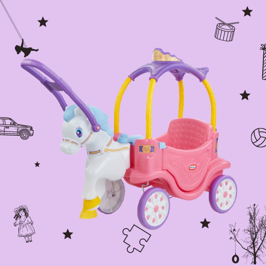 Sewa Little Tikes Princess Horse and Carriage - Image 3