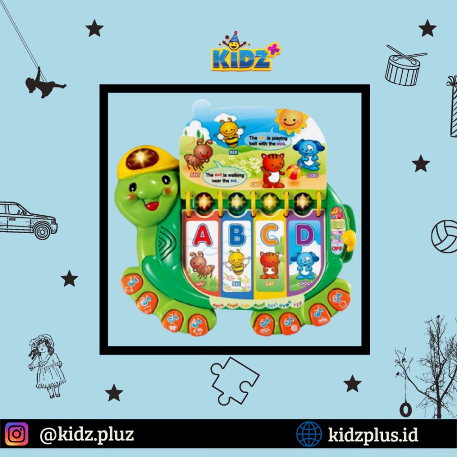 Sewa Vtech Touch and Teach Turtle