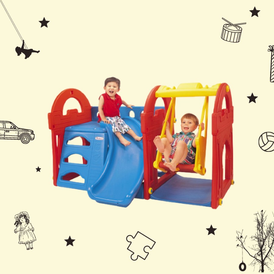 Sewa haenim Little Castle Slide and Swing - Image 2