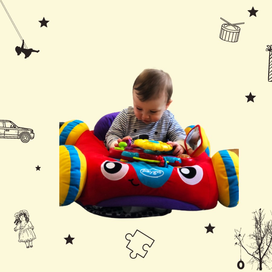 Sewa playgro Music And Lights Comfy Car - Image 3