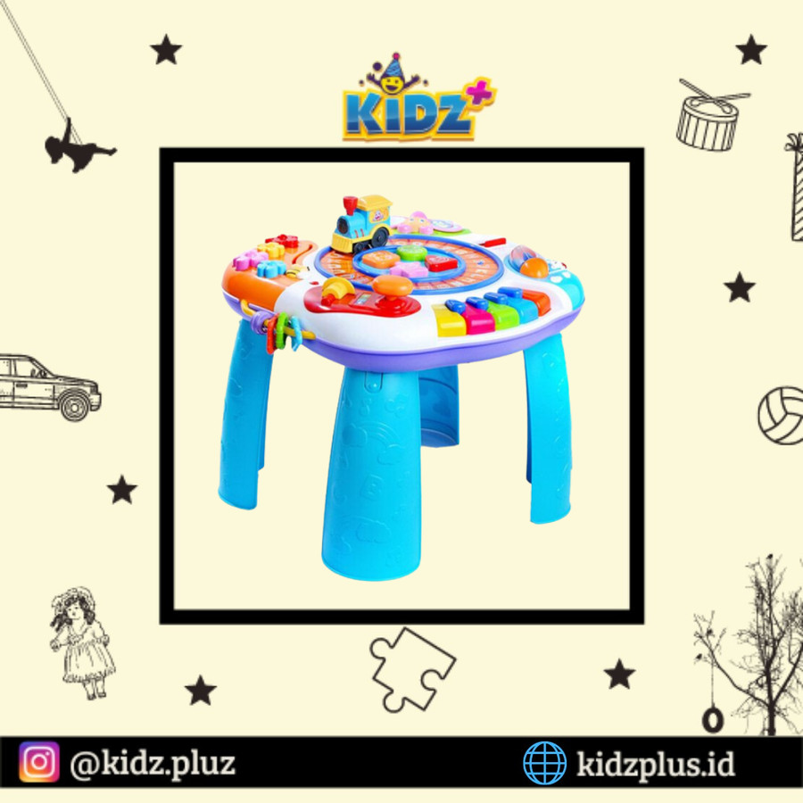 Winfun Letter Train And Piano Activity Table
