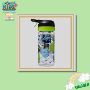 Jual Smiggle Hali Junior Flip Top Spritz Drink Bottle 440Ml - Dinosaur